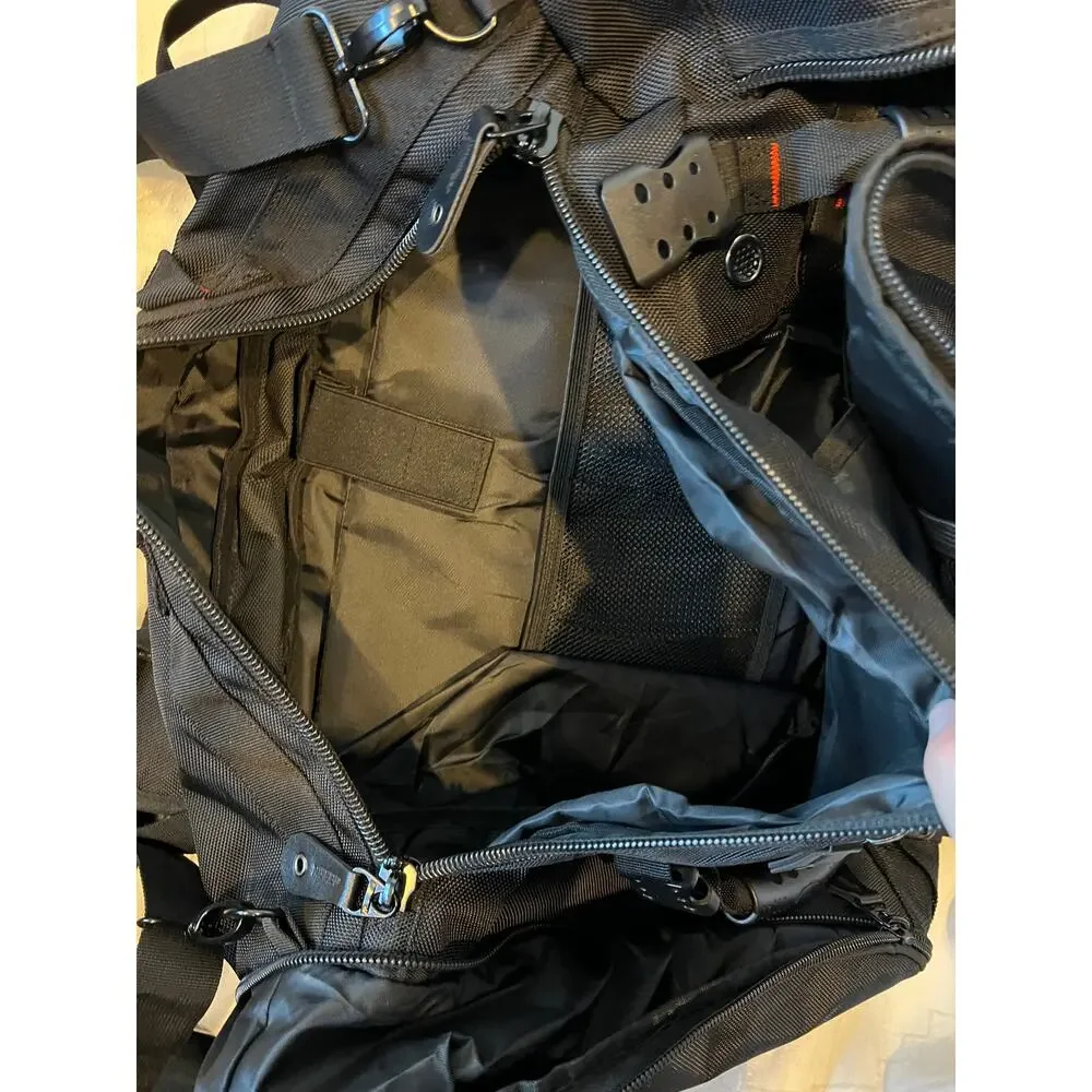 Generic Front and Side Loading Hiking Black Backpack XL